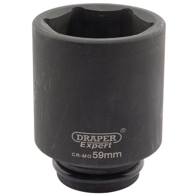 Draper Expert 05087 Expert Hi-Torq® 6 Point Deep Impact Socket 3/4in Sq. Dr. 59Mm each