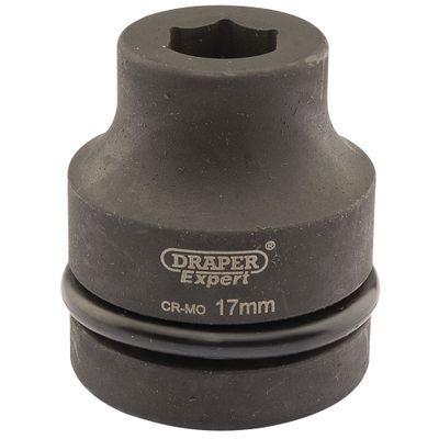 Draper Expert 05098 Hi-Torq® Expert 6 Point Impact Socket 1in Sq. Dr. 17Mm each