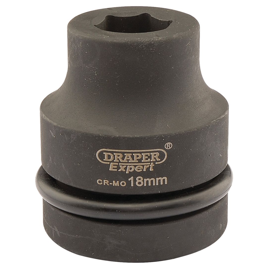 Draper Expert 05099 Expert Hi-Torq® 6 Point Impact Socket 1in Sq. Dr. 18Mm each - Image 1