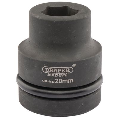 Draper Expert 05101 Expert Hi-Torq® 6 Point Impact Socket 1in Sq. Dr. 20Mm each