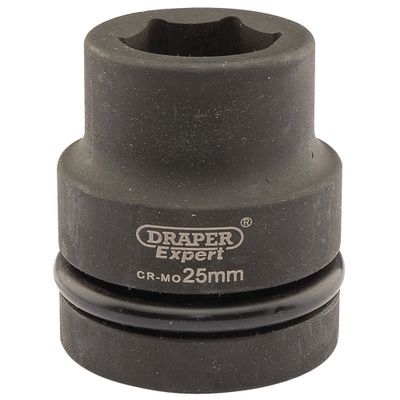 Draper Expert 05106 Expert Hi-Torq® 6 Point Impact Socket 1in Sq. Dr. 25Mm each