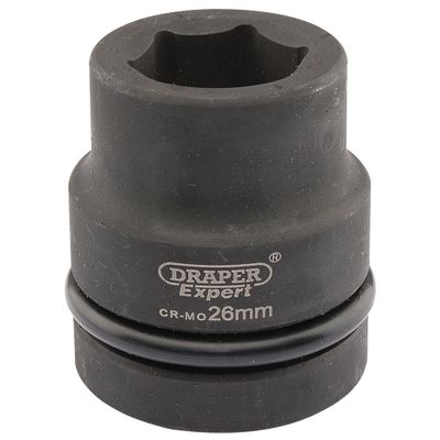 Draper Expert 05107 Expert Hi-Torq® 6 Point Impact Socket 1in Sq. Dr. 26Mm each