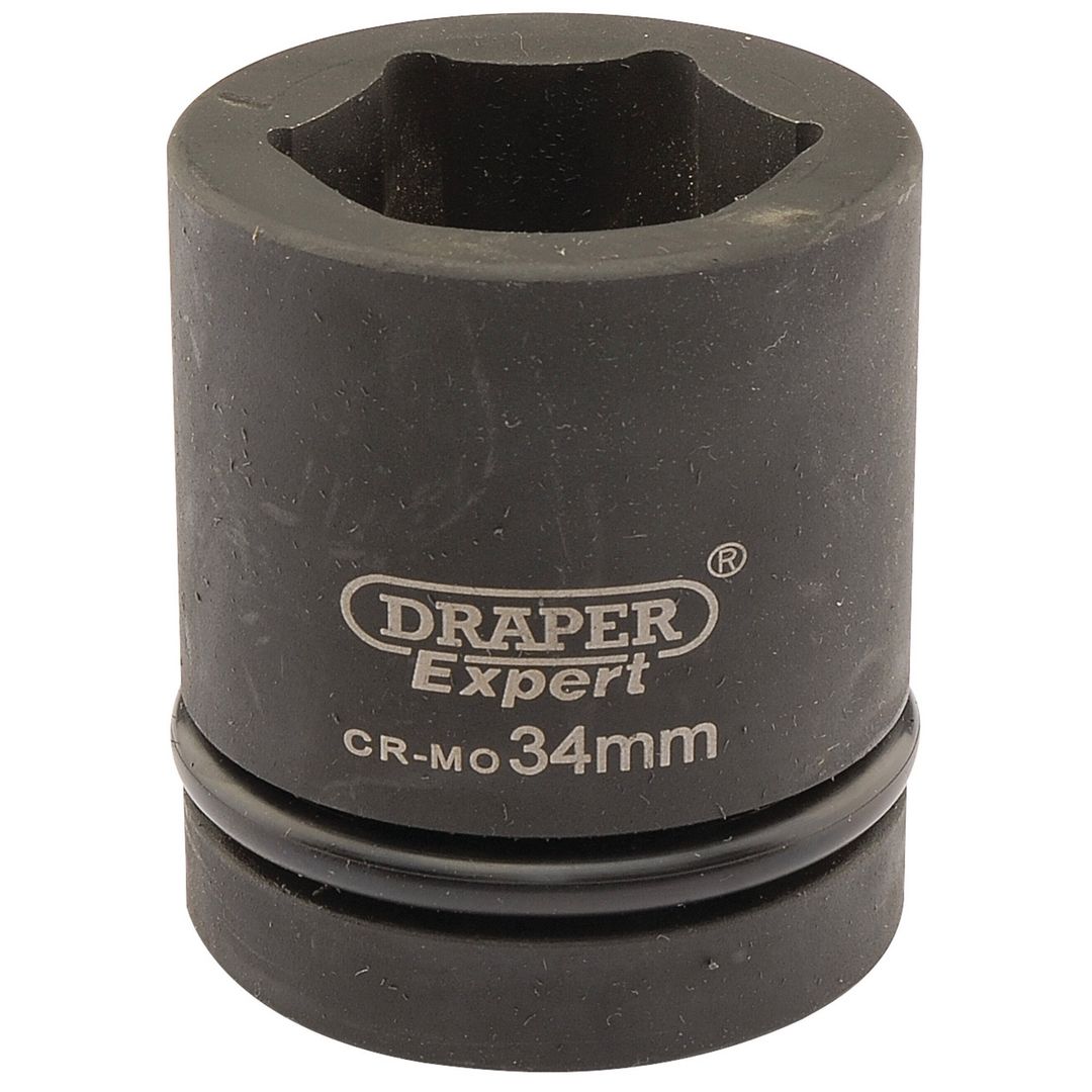 Draper Expert 05114 Expert Hi-Torq® 6 Point Impact Socket 1in Sq. Dr. 34Mm each - Image 1