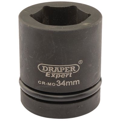 Draper Expert 05114 Expert Hi-Torq® 6 Point Impact Socket 1in Sq. Dr. 34Mm each