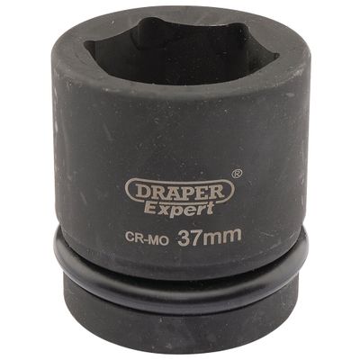 Draper Expert 05117 Expert Hi-Torq® 6 Point Impact Socket 1in Sq. Dr. 37Mm each