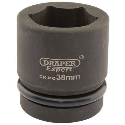 Draper Expert 05118 Expert Hi-Torq® 6 Point Impact Socket 1in Sq. Dr. 38Mm each