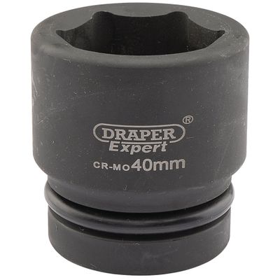 Draper Expert 05120 Expert Hi-Torq® 6 Point Impact Socket 1in Sq. Dr. 40Mm each