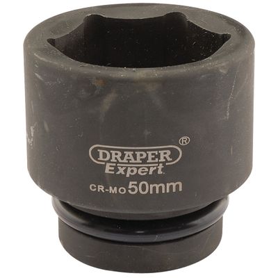 Draper Expert 05125 Expert Hi-Torq® 6 Point Impact Socket 1in Sq. Dr. 50Mm each