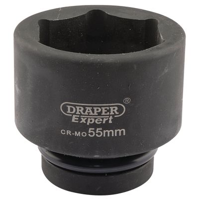Draper Expert 05126 Expert Hi-Torq® 6 Point Impact Socket 1in Sq. Dr. 55Mm each