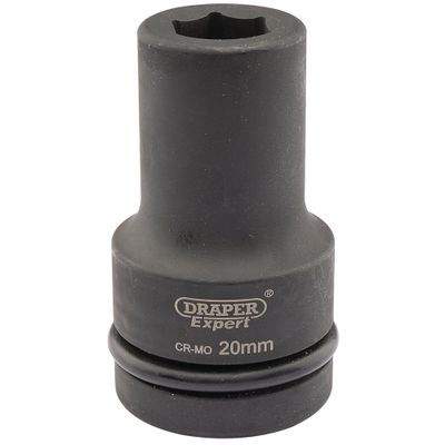 Draper Expert 05135 Expert Hi-Torq® 6 Point Deep Impact Socket 1in Sq. Dr. 20Mm each