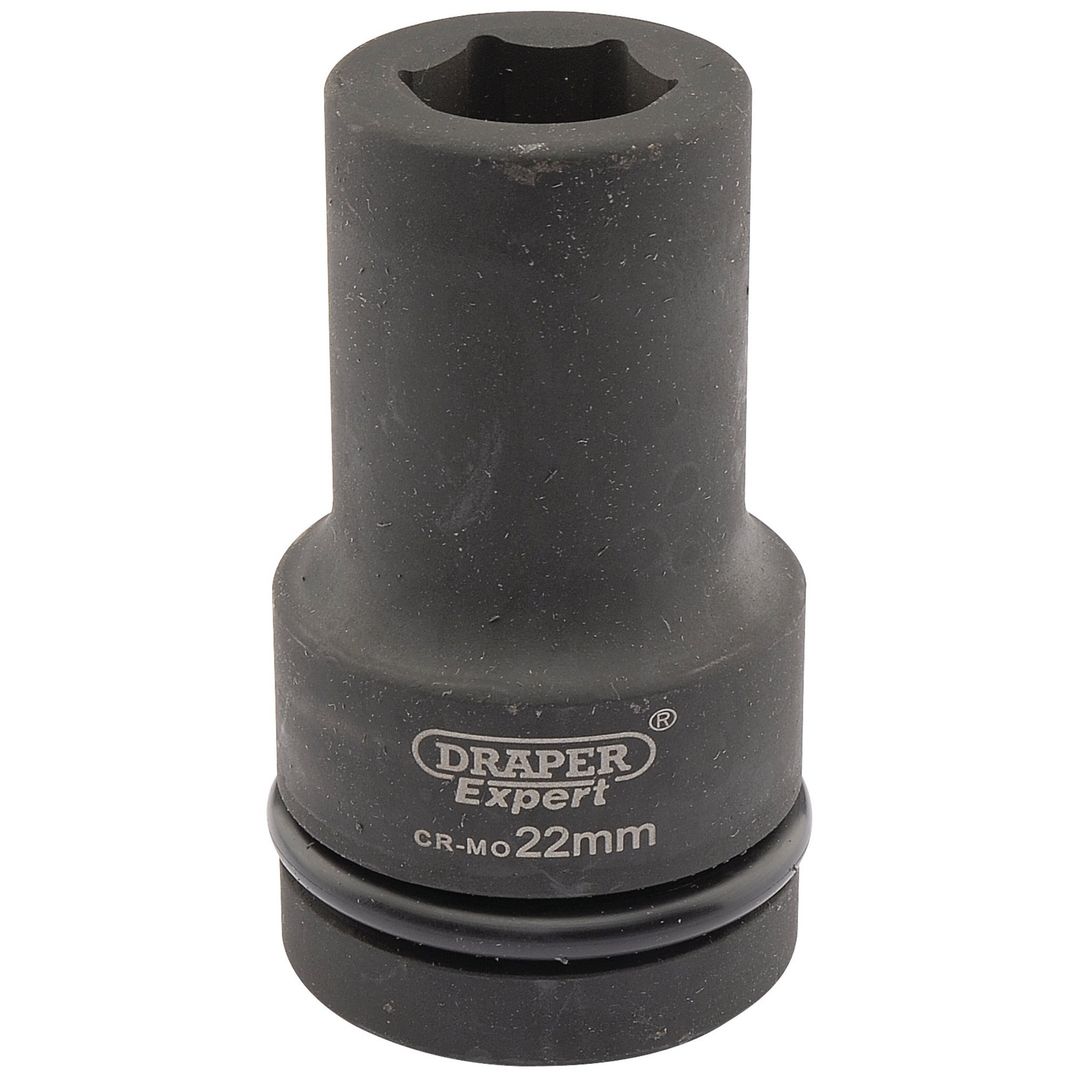 Draper Expert 05137 Expert Hi-Torq® 6 Point Deep Impact Socket 1in Sq. Dr. 22Mm each - Image 1