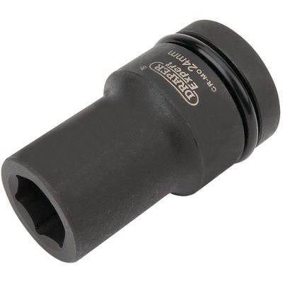 Draper Expert 05139 Expert Hi-Torq® 6 Point Deep Impact Socket 1in Sq. Dr. 24Mm each
