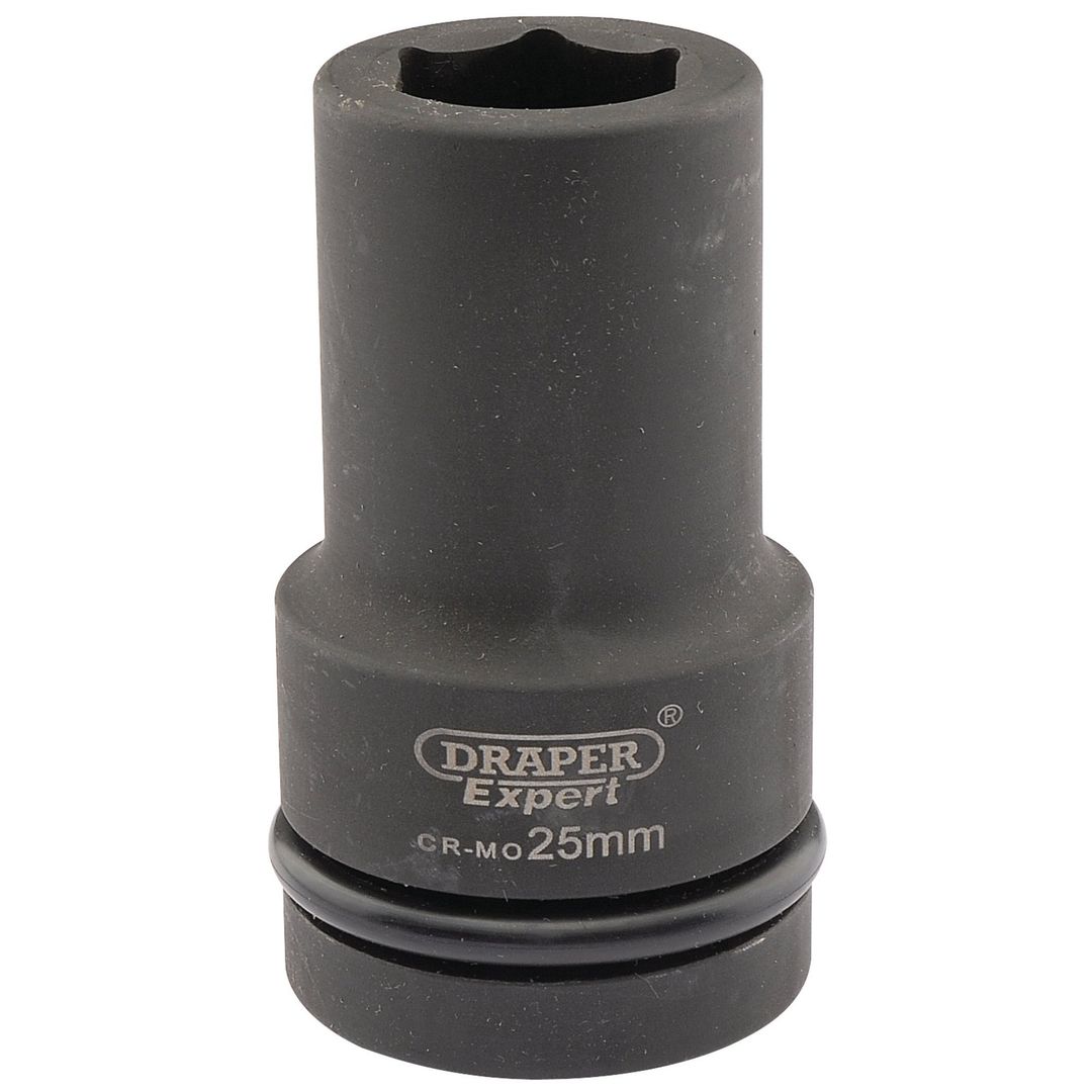 Draper Expert 05140 Expert Hi-Torq® 6 Point Deep Impact Socket 1in Sq. Dr. 25Mm each - Image 1