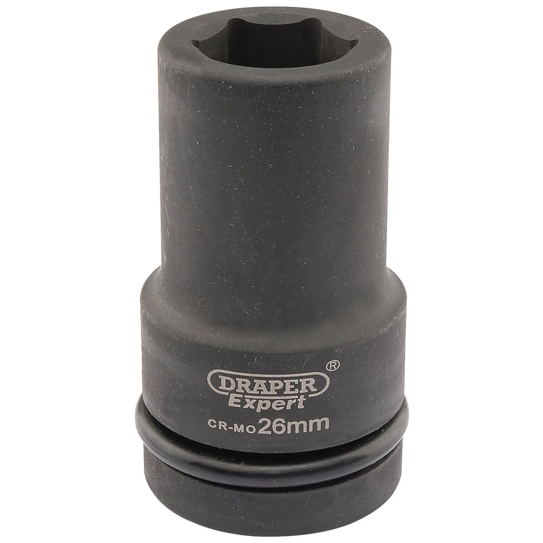 Draper Expert 05141 Expert Hi-Torq® 6 Point Deep Impact Socket 1in Sq. Dr. 26Mm each - Image 1