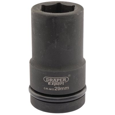 Draper Expert 05144 Expert Hi-Torq® 6 Point Deep Impact Socket 1in Sq. Dr. 29Mm each
