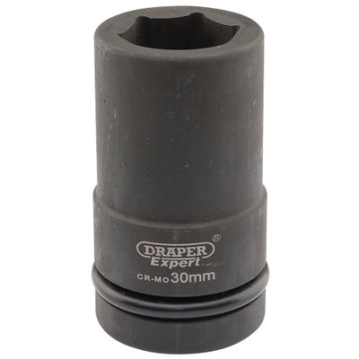 Draper Expert 05145 Expert Hi-Torq® 6 Point Deep Impact Socket 1in Sq. Dr. 30Mm each