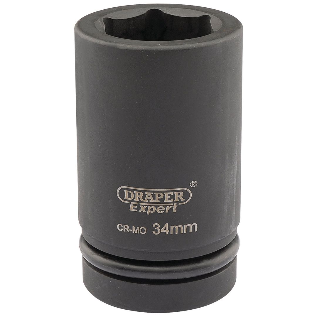 Draper Expert 05148 Expert Hi-Torq® 6 Point Deep Impact Socket 1in Sq. Dr. 34Mm each - Image 1
