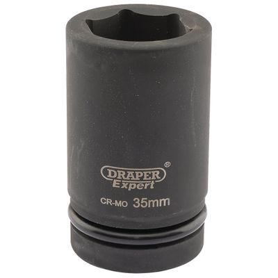 Draper Expert 05149 Expert Hi-Torq® 6 Point Deep Impact Socket 1in Sq. Dr. 35Mm each
