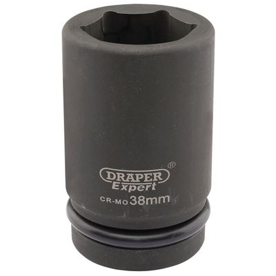 Draper Expert 05151 Expert Hi-Torq® 6 Point Deep Impact Socket 1in Sq. Dr. 38Mm each