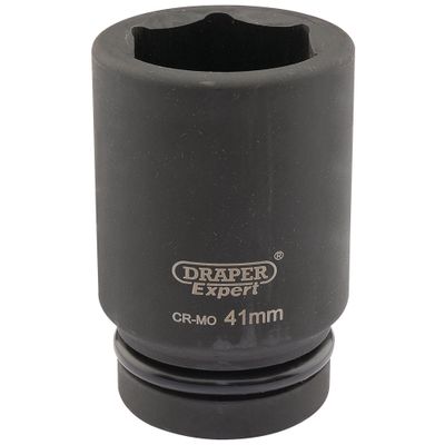 Draper Expert 05152 Expert Hi-Torq® 6 Point Deep Impact Socket 1in Sq. Dr. 41Mm each