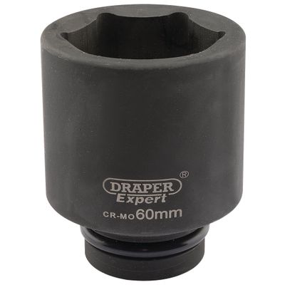 Draper Expert 05157 Expert Hi-Torq® 6 Point Deep Impact Socket 1in Sq. Dr. 60Mm each
