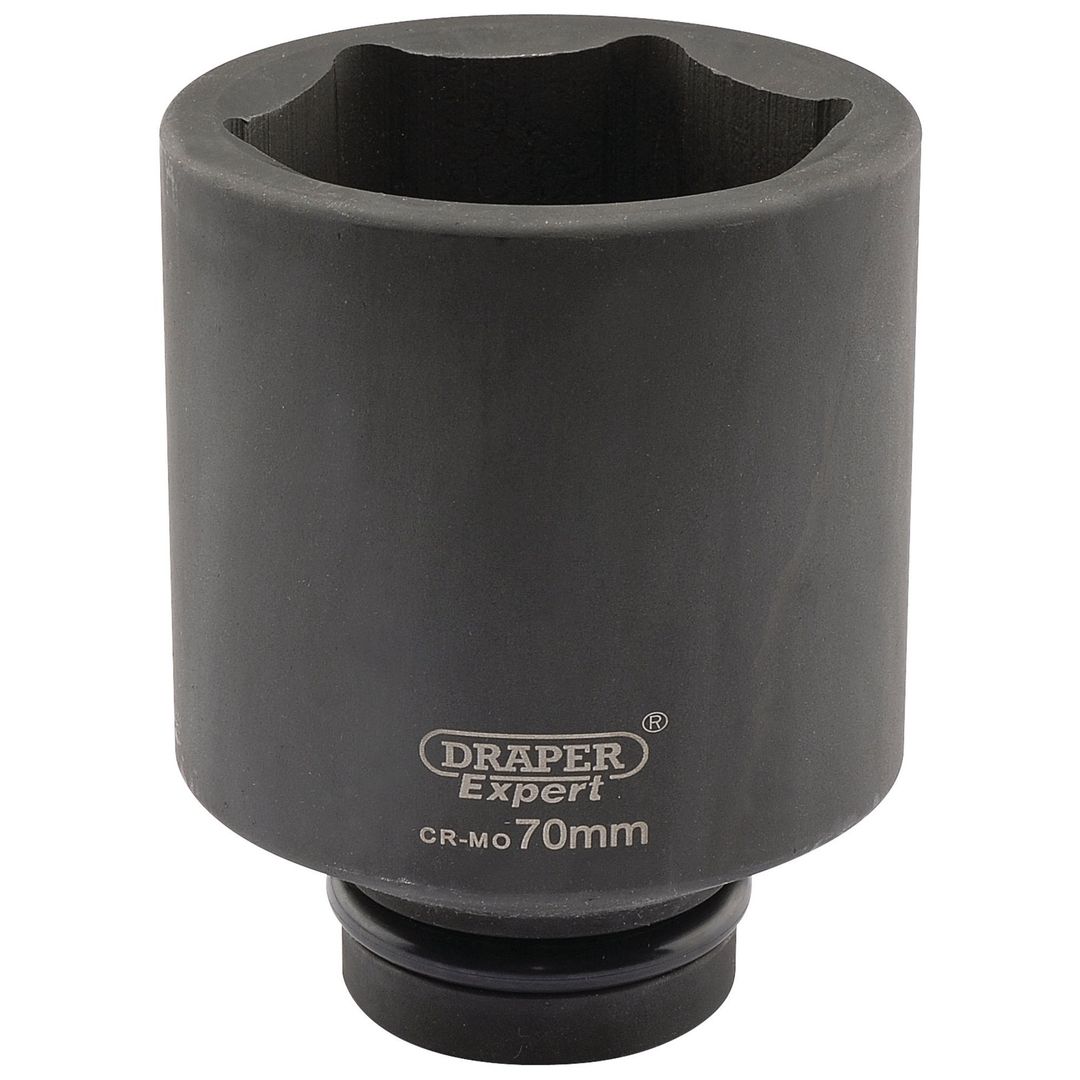 Draper Expert 05159 Expert Hi-Torq® 6 Point Deep Impact Socket 1in Sq. Dr. 70Mm each - Image 1