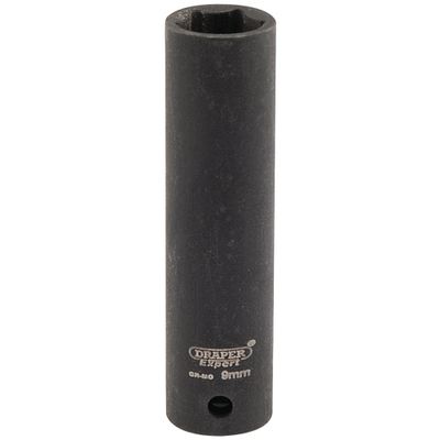 Draper Expert 05187 Expert Hi-Torq® 6 Point Deep Impact Socket 1/4in Sq. Dr. 9Mm each