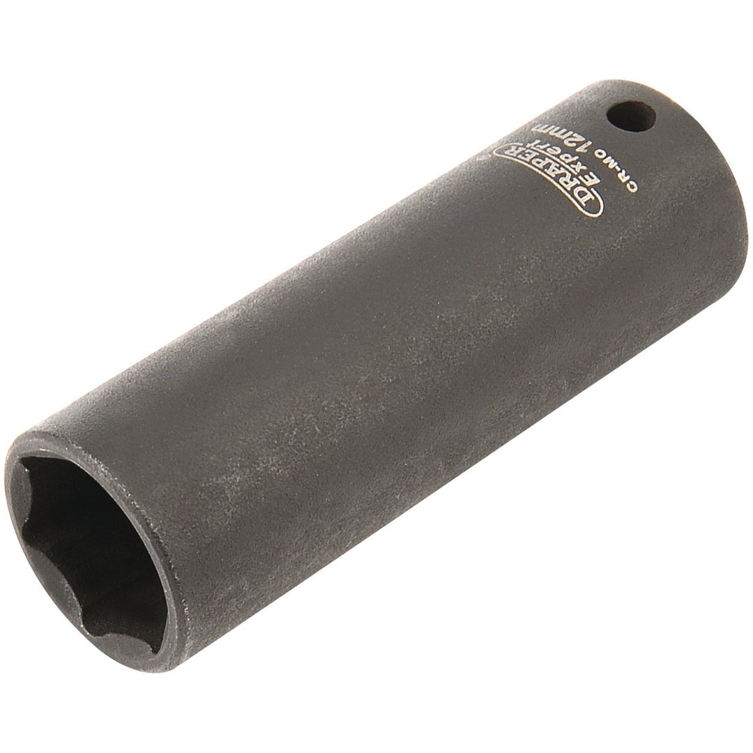 Draper Expert 05190 Expert Hi-Torq® 6 Point Deep Impact Socket 1/4in Sq. Dr. 12Mm each - Image 1