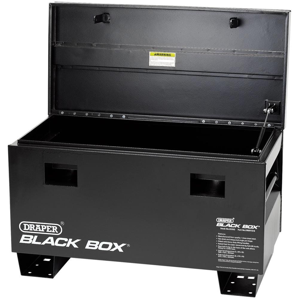 Draper 05543 Black Box® Contractorfts Secure Storage Box - 915 X 470 X 590Mm each - Image 1