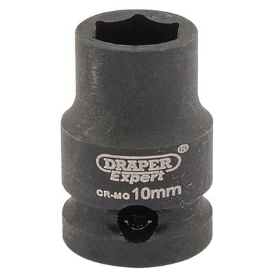 Draper Expert 06869 Expert Hi-Torq® 6 Point Impact Socket 3/8in Sq. Dr. 10Mm each