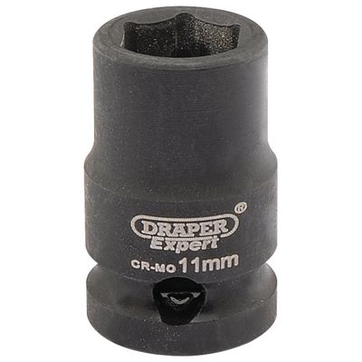 Draper Expert 06870 Expert Hi-Torq® 6 Point Impact Socket 3/8in Sq. Dr. 11Mm each