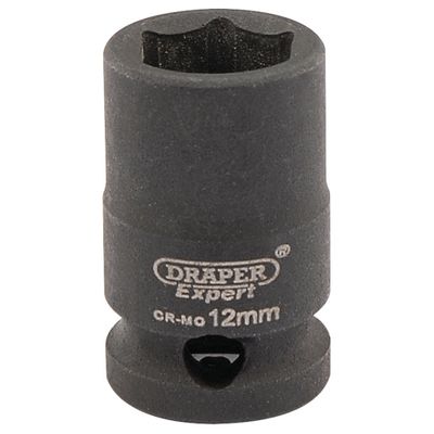 Draper Expert 06871 Expert Hi-Torq® 6 Point Impact Socket 3/8in Sq. Dr. 12Mm each
