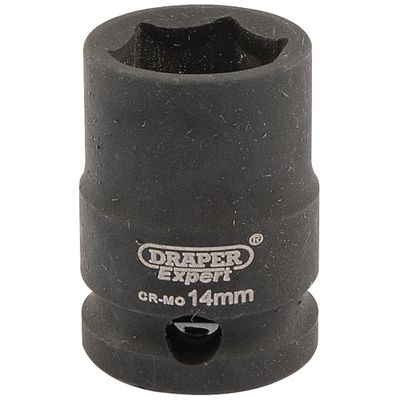 Draper Expert 06874 Expert Hi-Torq® 6 Point Impact Socket 3/8in Sq. Dr. 14Mm each
