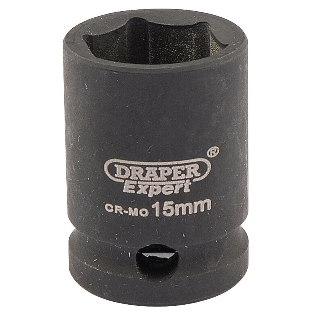 Draper Expert 06875 Expert Hi-Torq® 6 Point Impact Socket 3/8in Sq. Dr. 15Mm each - Image 1