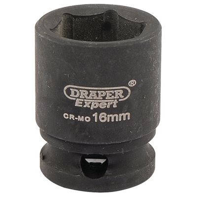 Draper Expert 06876 Expert Hi-Torq® 6 Point Impact Socket 3/8in Sq. Dr. 16Mm each