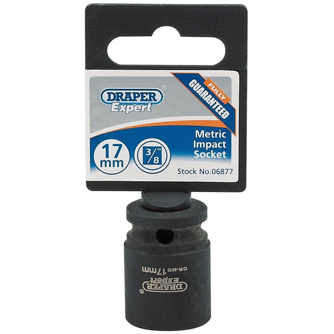 Draper Expert 06877 Expert Hi-Torq® 6 Point Impact Socket 3/8in Sq. Dr. 17Mm each - Image 1