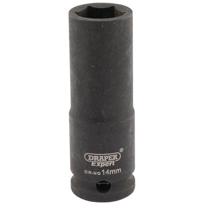 Draper Expert 06887 Expert Hi-Torq® 6 Point Deep Impact Socket 3/8in Sq. Dr. 14Mm each