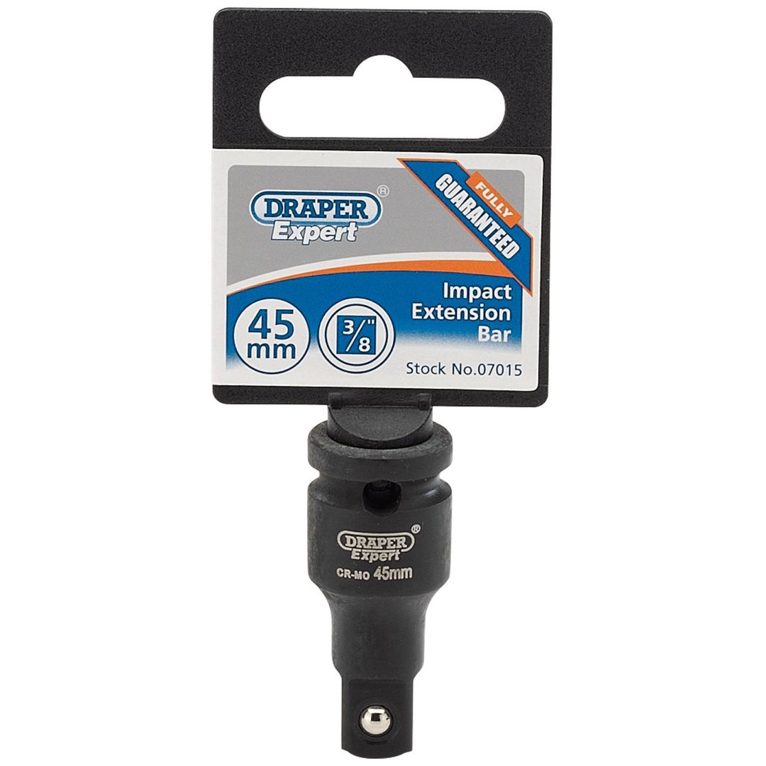Draper Expert 07015 Expert Impact Extension Bar 3/8in Sq. Dr. 45Mm each - Image 1
