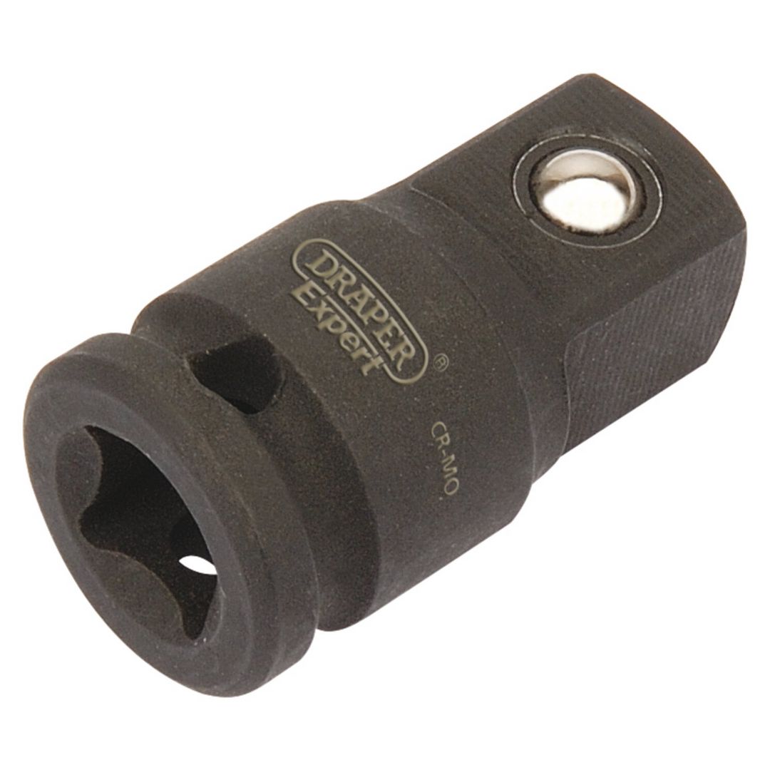 Draper Expert 07021 Expert Impact Socket Converter 1/4in(F) X 3/8in(M) each - Image 1