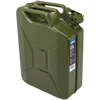 Draper 07218 Steel Fuel Can 20L Green each