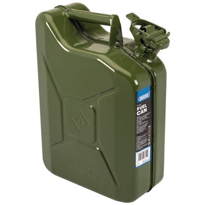 Draper 07610 Steel Fuel Can 10L Green each