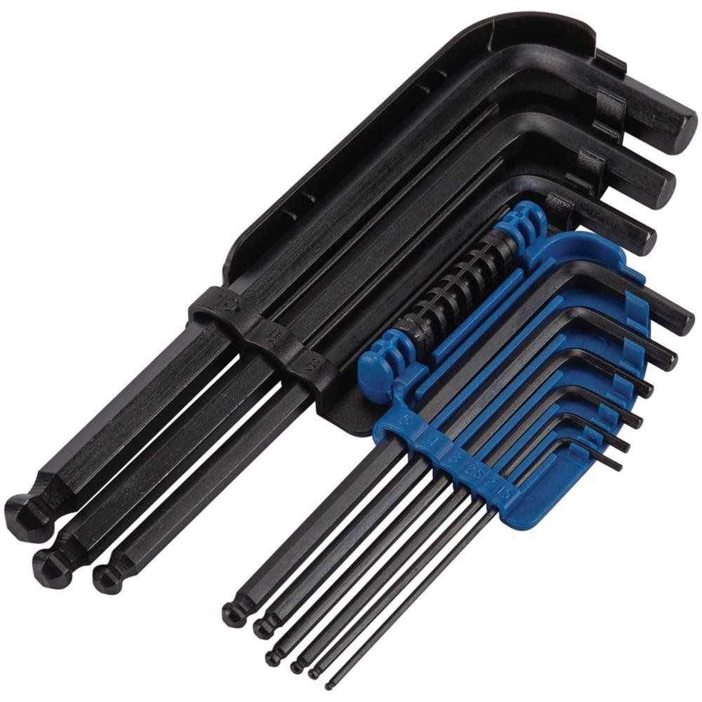 Draper 08380 Metric Hexagon And Ball End Hexagon Key Set (9 Piece) per set - Image 1