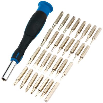 Draper 09550 Soft Grip Precision Screwdriver & Bit Set (31 Piece) per set