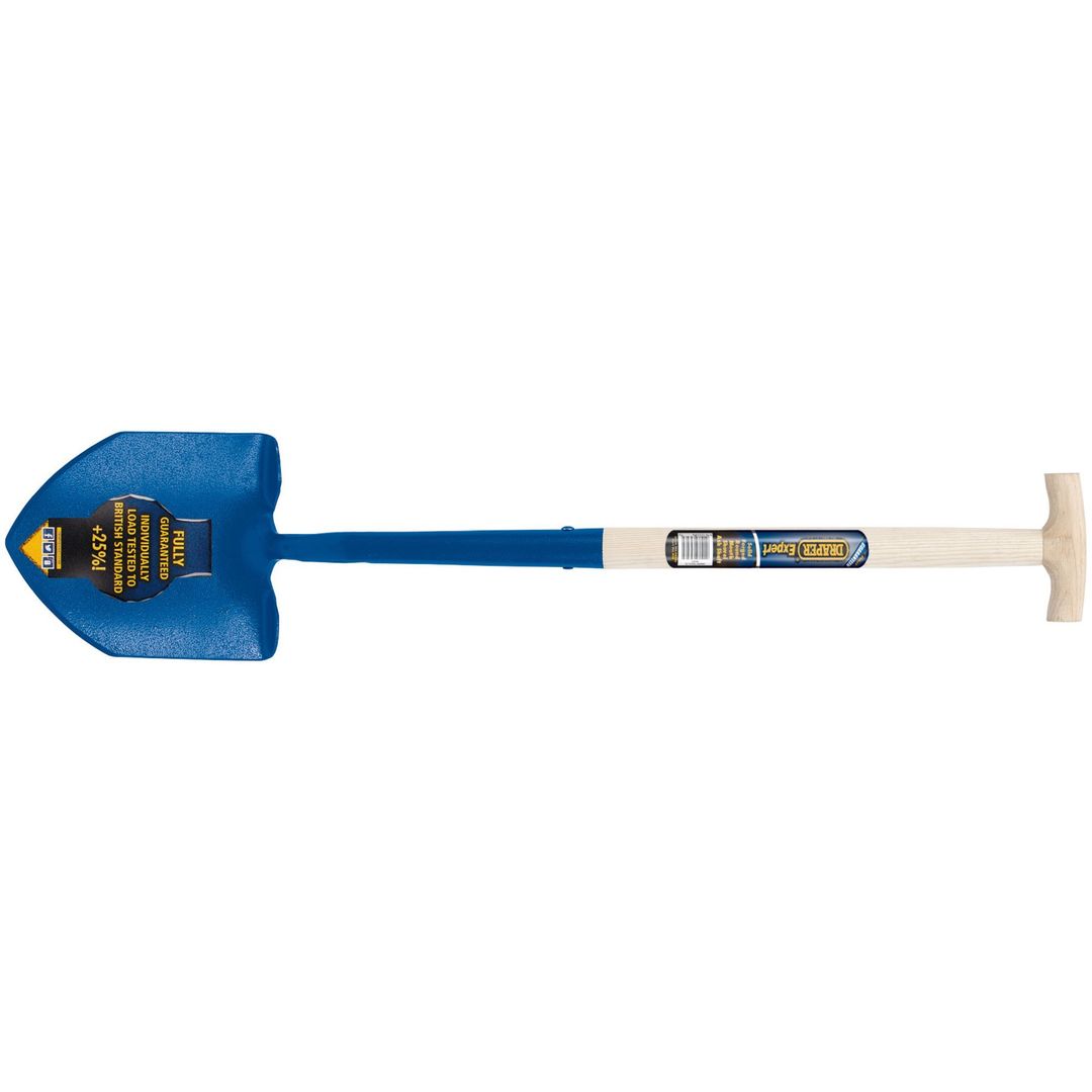 Draper Expert 10874 Solid Forged Round Mouth Shovel T-Handled With Ash Shaft each - Image 1