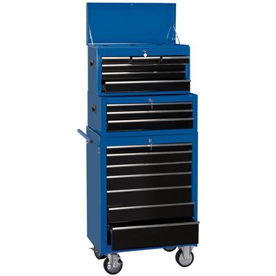 Draper 11541 Combination Roller Cabinet And Tool Chest 16 Drawer 26in each