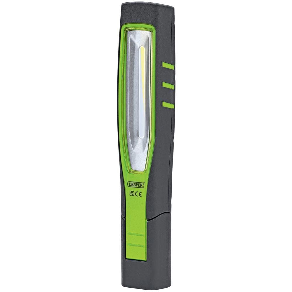 Draper 11759 Cob/Smd Led Rechargeable Inspection Lamp 7W 700 Lumens Green each 1 - Image 1