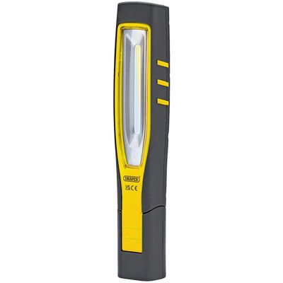 Draper 11762 Cob/Smd Led Rechargeable Inspection Lamp 7W 700 Lumens Yellow each 1