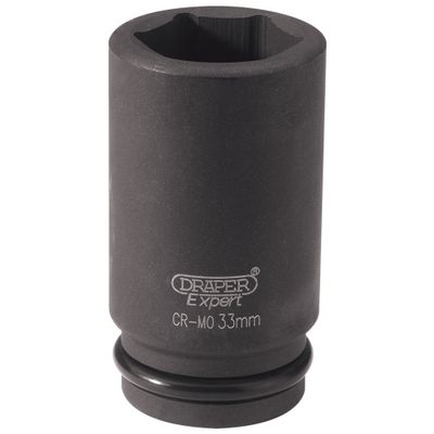 Draper Expert 11899 Hi-Torq® 6 Point Deep Impact Socket 3/4in Sq. Dr. 33Mm each