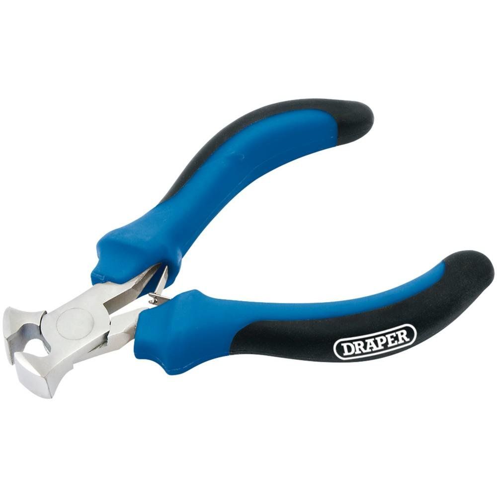 Draper 12535 Soft Grip End Cutting Mini Pliers 100Mm each - Image 1