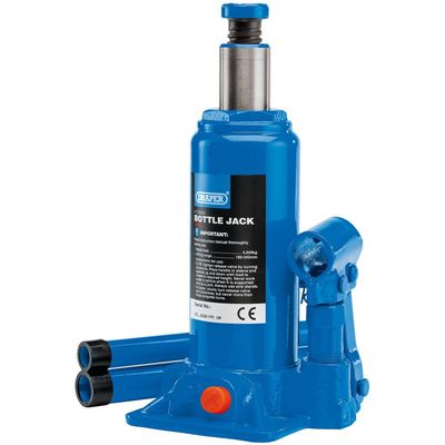 Draper 13066 Hydraulic Bottle Jack 4 Tonne each